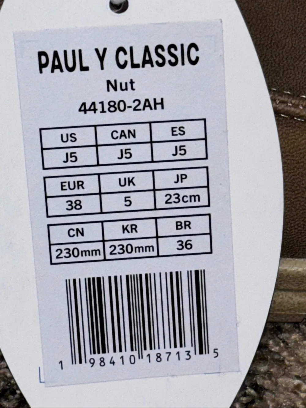 Hey Dude Boys Shoes Size 6 New in Box Paul Y Classic Color Nut Slip On Preppy